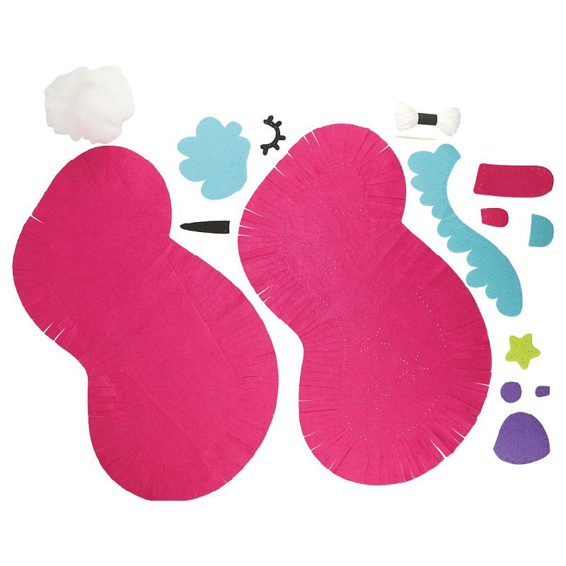 Набор для шитья набивной игрушки ТРИ СОВЫ "Единорог", картонная коробка