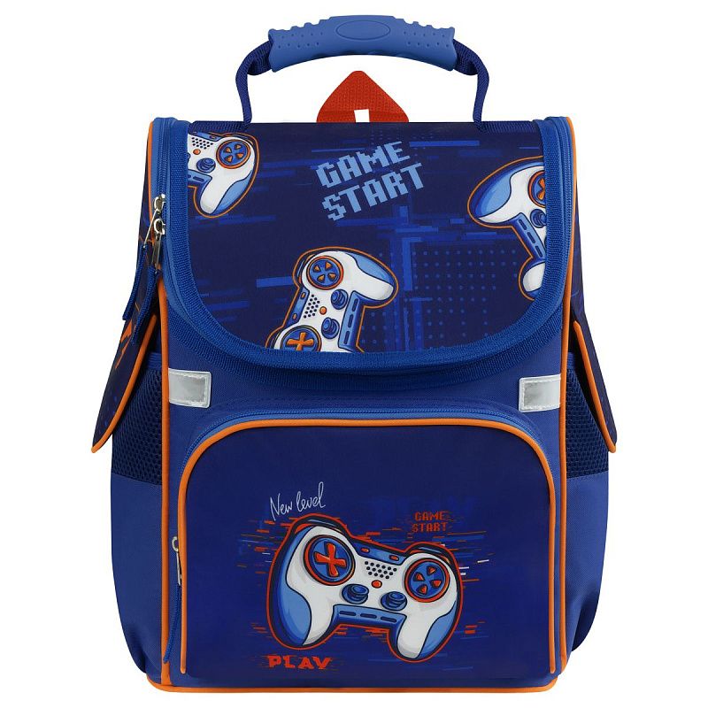Ранец ArtSpace Junior "Game Start" 37*28*21см, 1 отделение, 3 кармана, анатомическая спинка 