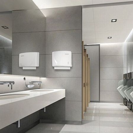 Диспенсер для полотенец LAIMA PROFESSIONAL ORIGINAL (Система H2), Z-сложения, белый, ABS-пластик, 605759 