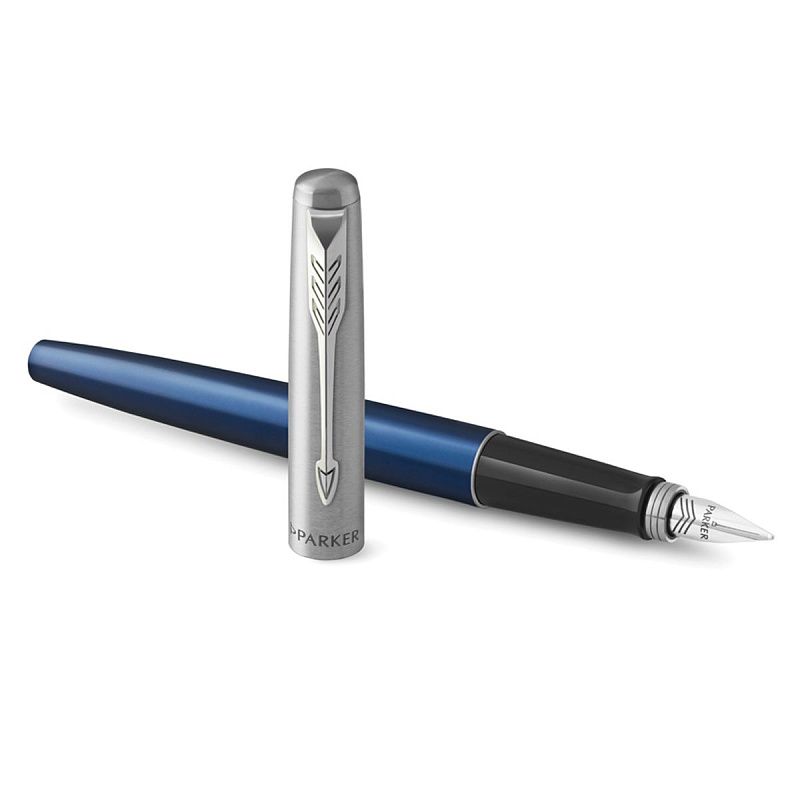 Ручка перьевая Parker "Jotter Royal Blue CT" 1,0мм, подарочная упаковка 