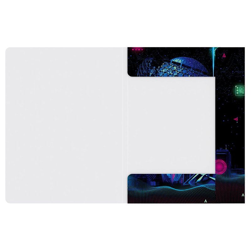 Папка на резинке Berlingo "Futureal" А4, 600мкм, с рисунком 