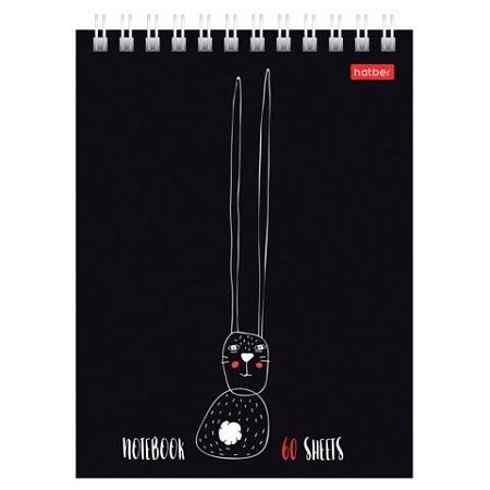 Блокнот МАЛЫЙ ФОРМАТ А6, 60 л., гребень, картон, клетка, HATBER, "Нескучные герои", 088310, 60Б6В1гр