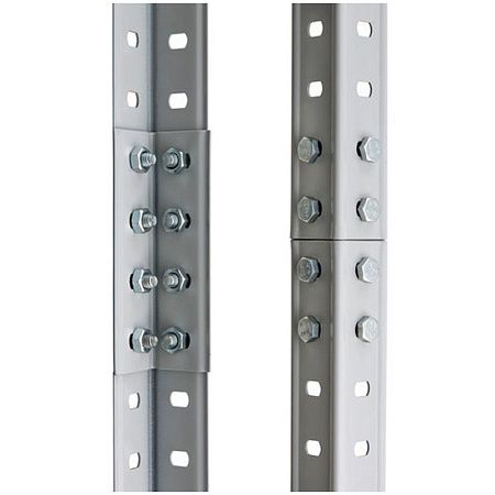 Стеллаж Практик MS 185KD 1800*700*300мм, 4 полки, серый комплект