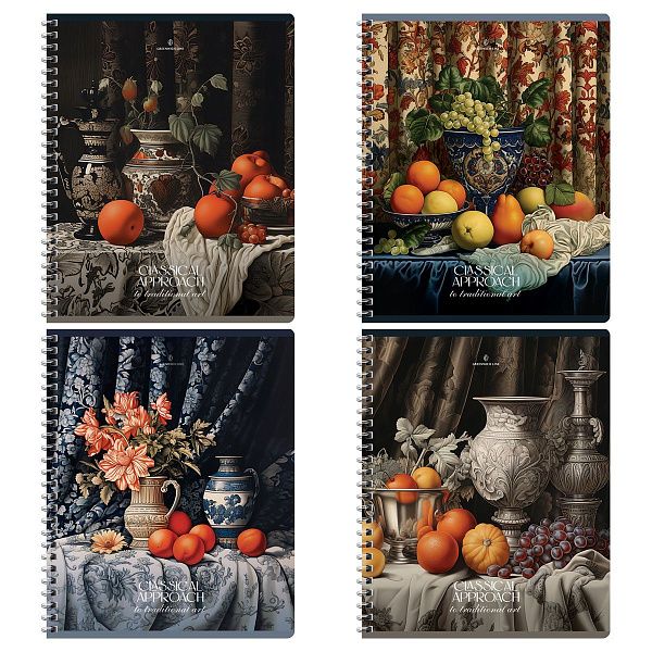 Тетрадь 48л., А5, клетка на гребне Greenwich Line "Сlassic approach", матовая ламинация, тиснение фольгой, 70г/м2