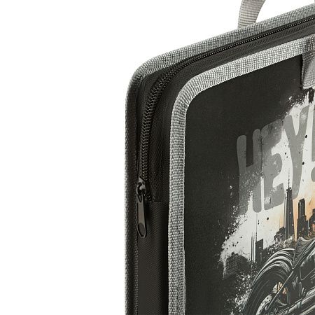 Папка с ручками А4 ArtSpace "Cruiser", пластик, на молнии, 45мм 