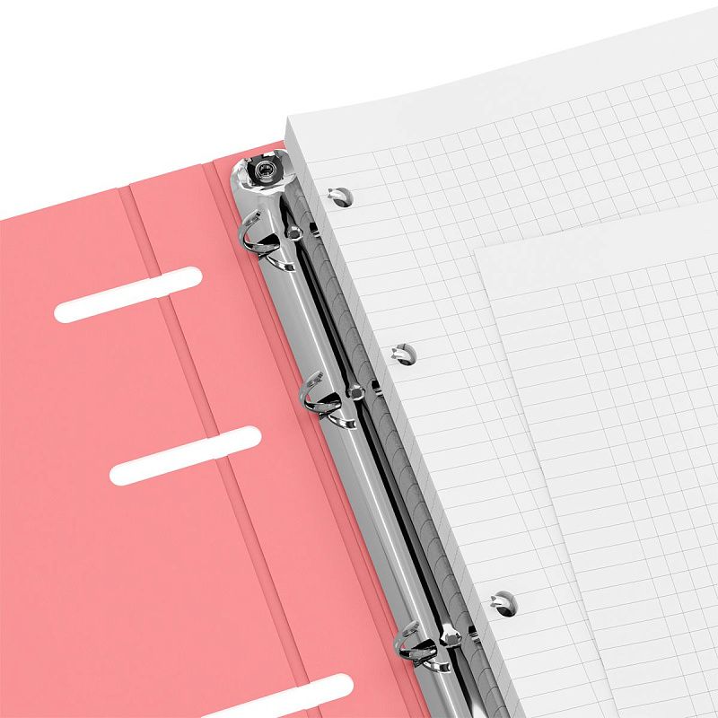 Тетрадь на кольцах А5, 120л., BG "Music style", картон, soft-touch ламинация, тиснение фольгой