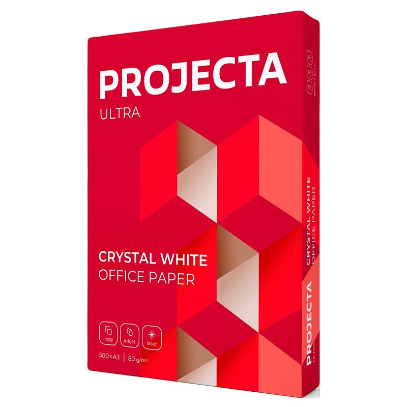 Бумага PROJECTA "Ultra" А3, Марка А, 500л.