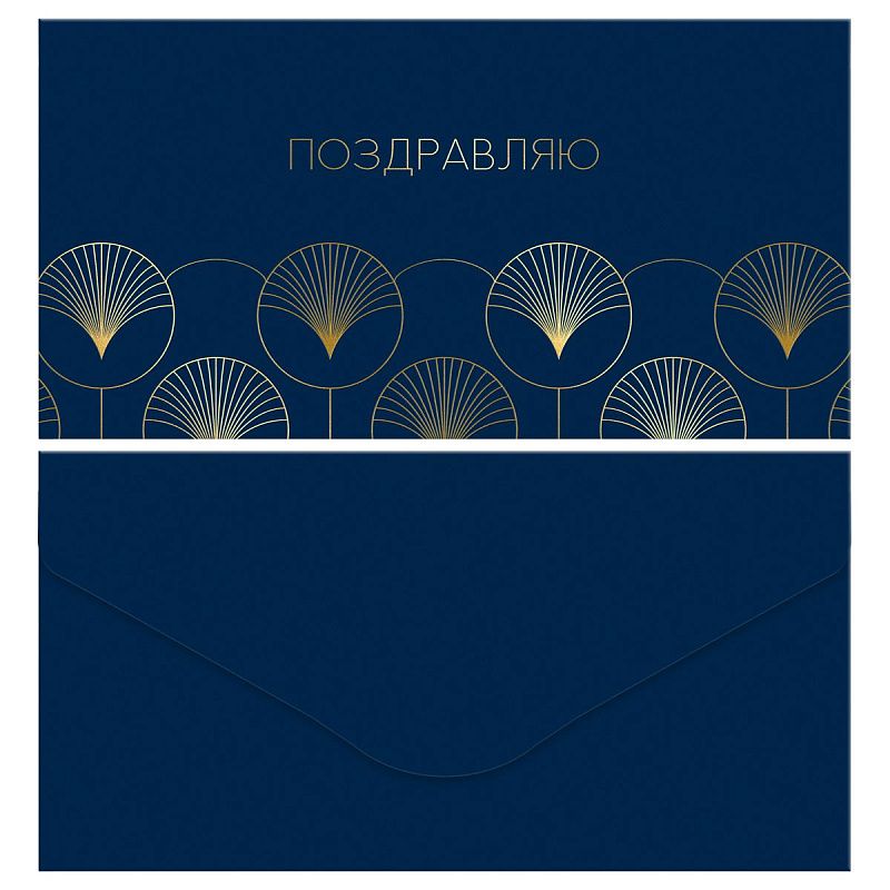 Конверт для денег MESHU "Geometry", 85*164мм, soft-touch, фольга, 3 дизайна