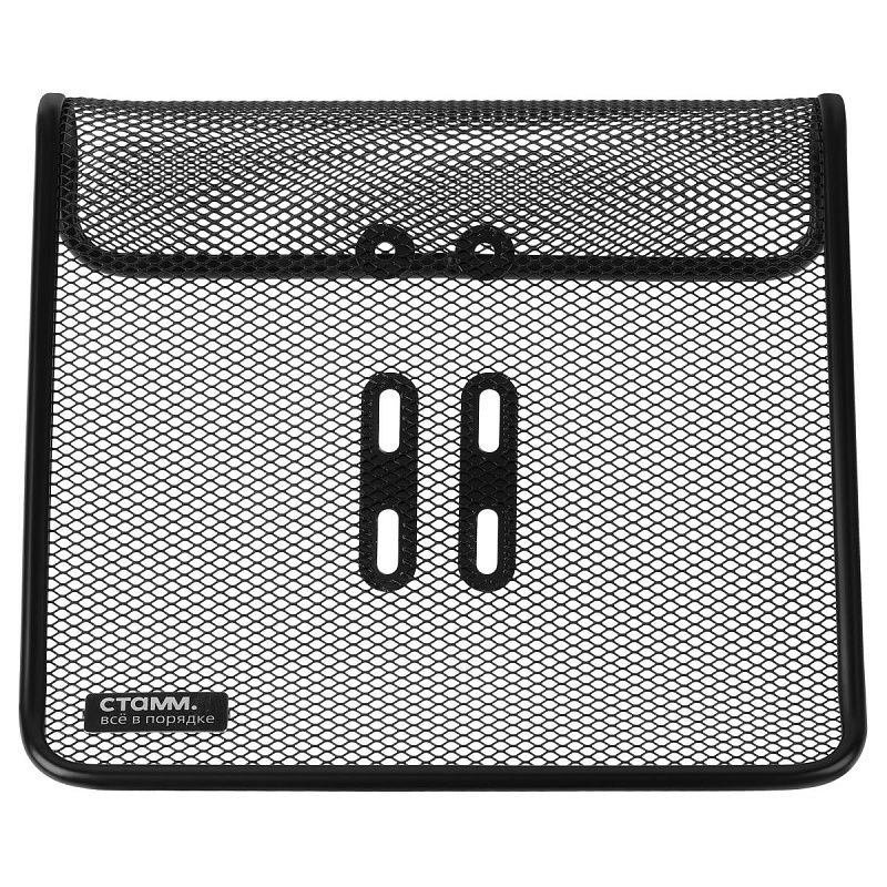 Подставка под календарь СТАММ, металлическая, черная