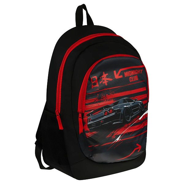 Рюкзак ArtSpace Classic "The Midnight Club", 45*30*16 см, 2 отделения, 2 кармана, PU покрытие, уплотн. спинка