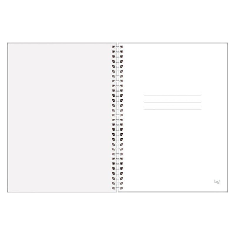 Тетрадь 160л., А4 клетка на гребне BG "Mint mood", soft-touch ламинация, выб. лак, твердая обложка