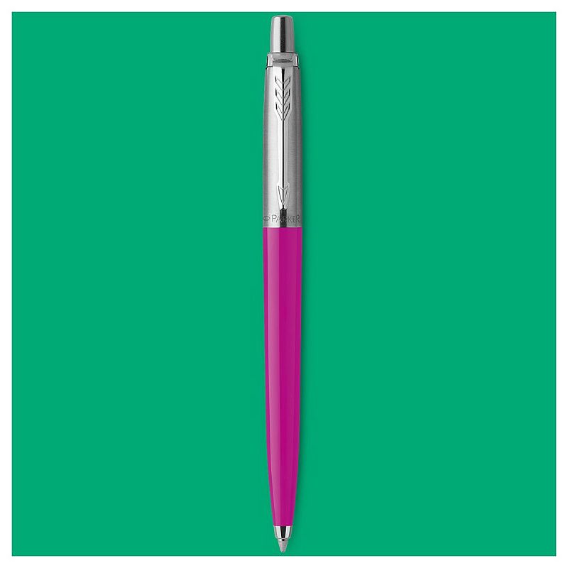 Ручка шариковая Parker "Jotter Magenta CT" синяя, 1,0мм, кнопочн., пластик. корпус, блистер 