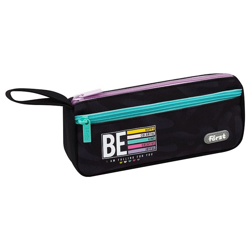 Пенал мягкий 1 отделение, 1 карман, 220*100*60 Först "Falling for you", текстиль