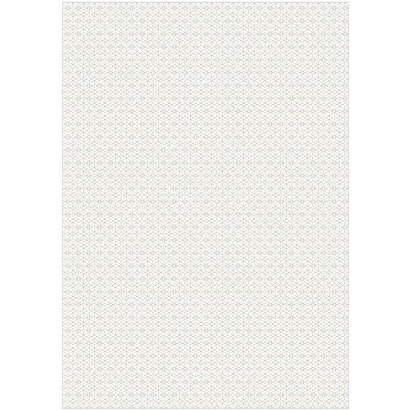 Упаковочная бумага глянц. 70*100см, MESHU "Pattern on white", 80г/м2, ассорти 5 дизайнов