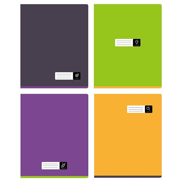 Тетрадь 80л., А5, клетка BG "Monocolor. Simple color"