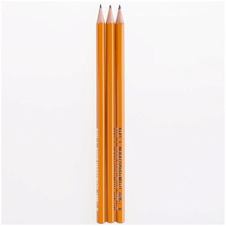 Набор карандашей ч/г Koh-I-Noor "1696" 3шт., Н, HB, В, заточен., ПВХ уп., европодвес 