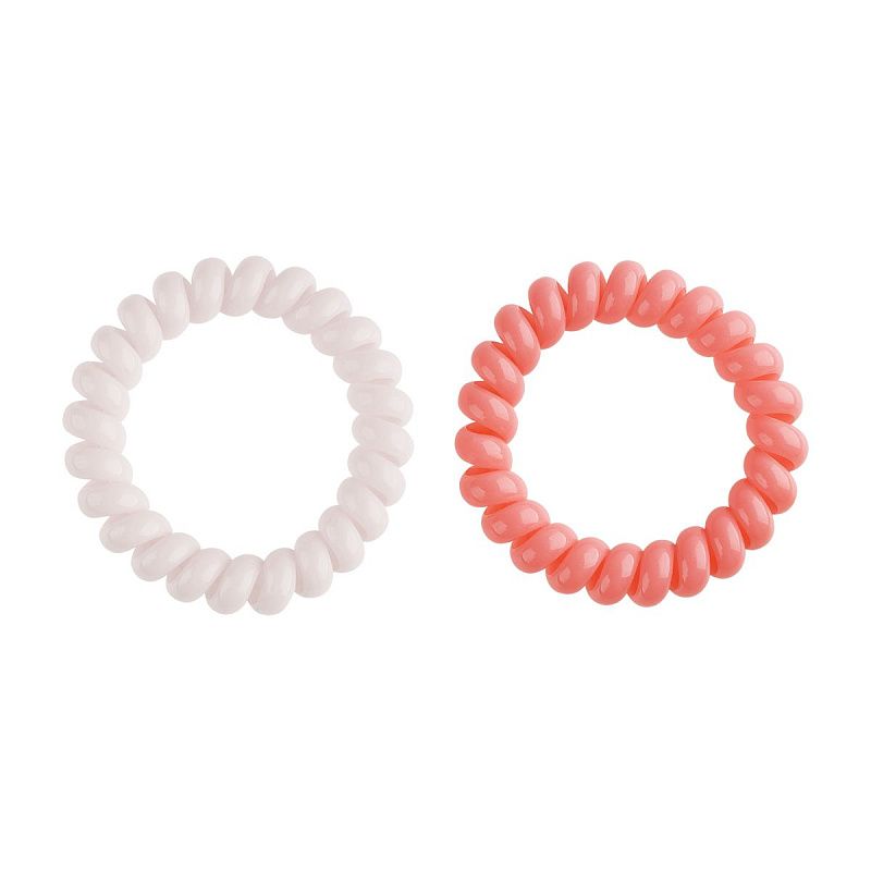 Резинки для волос MESHU, пружинки, розовые ассорти, 4шт., европодвес