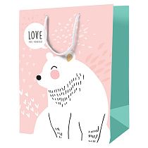 Пакет подарочный 18*23*10см ArtSpace "Love you forever", ламинированный