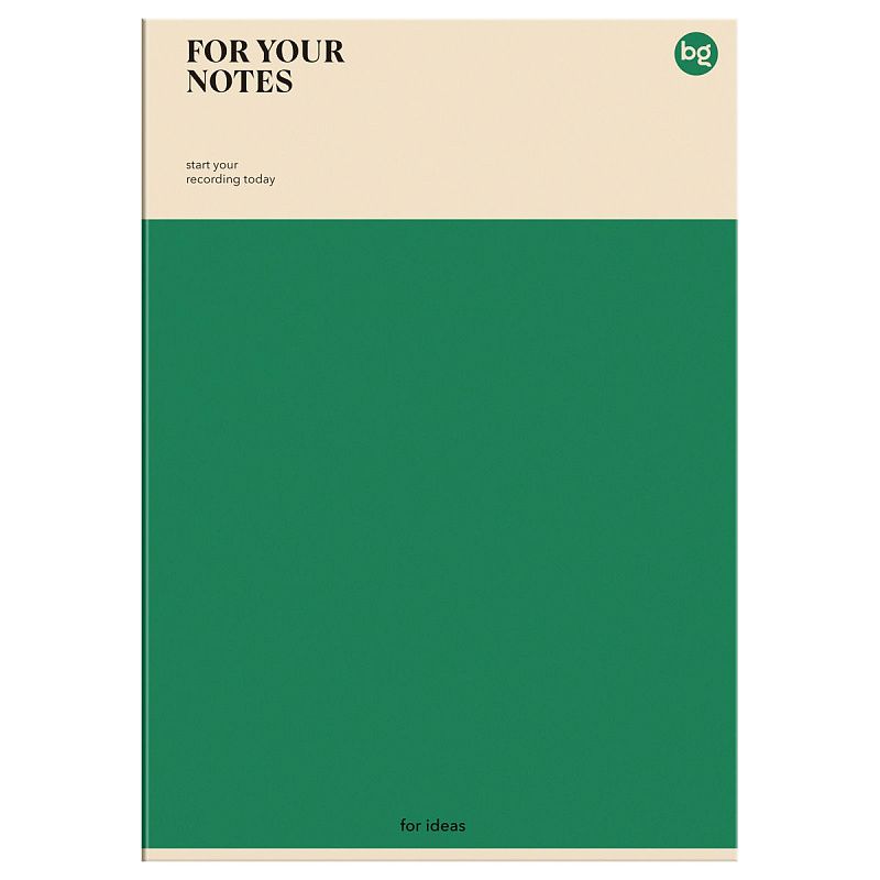 Тетрадь 48л., А4, линия BG "For your notes"