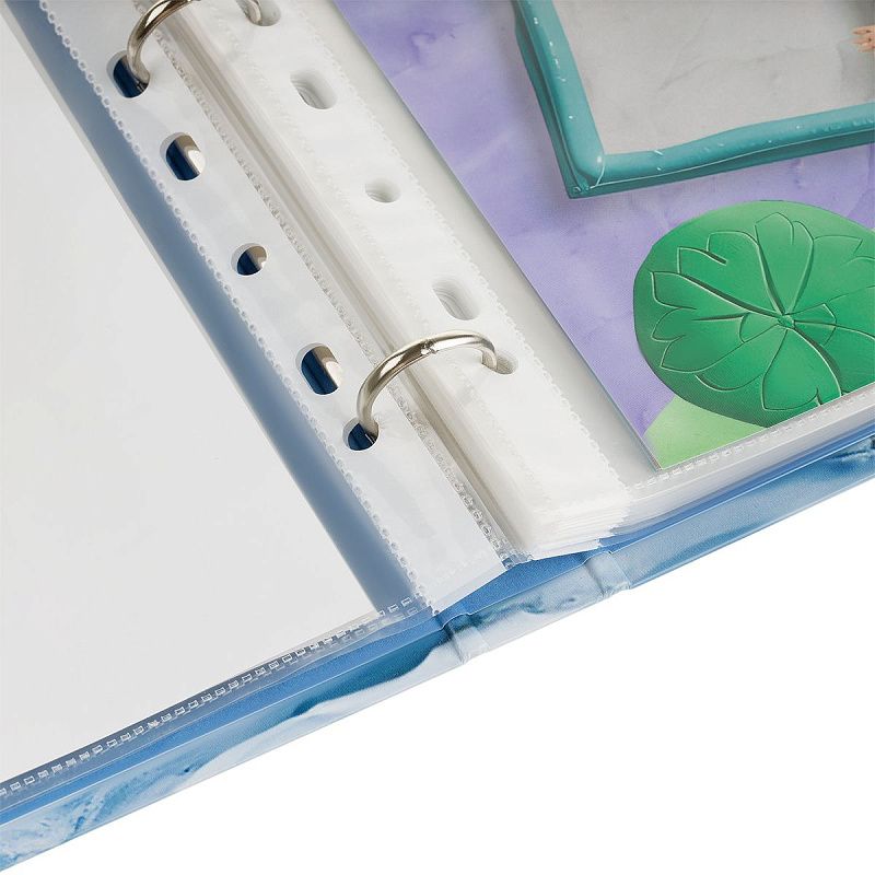 Папка-портфолио 7БЦ А4 BG, на 4 кольцах для школьника, 20 файлов, 10 вкладышей 