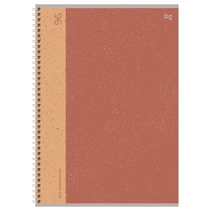 Тетрадь 96л., А4, клетка, на гребне BG "Крафт"