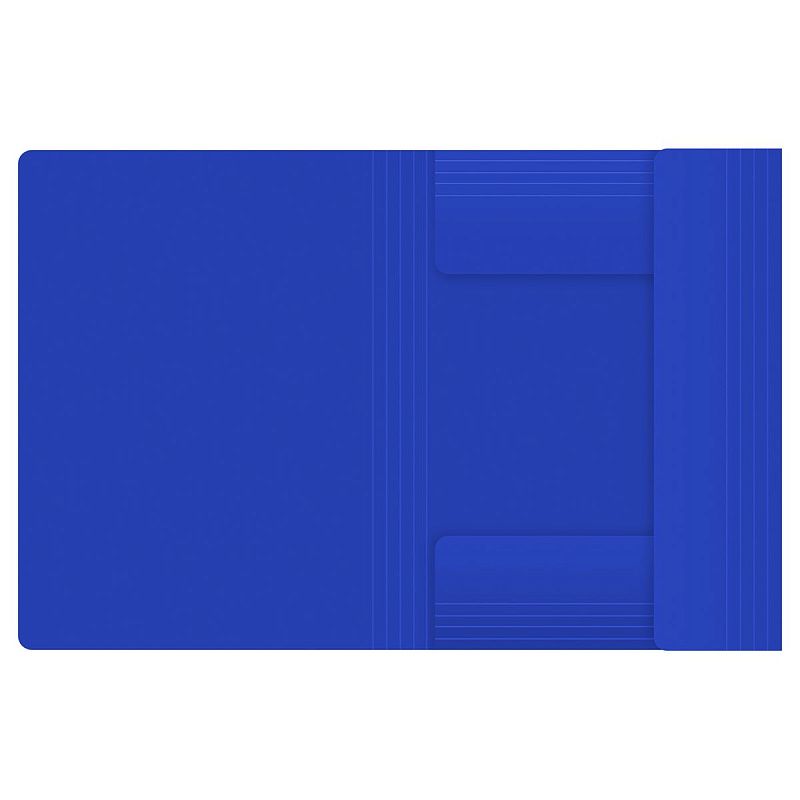 Папка на резинке Berlingo "Soft Touch" А4, 600мкм, синяя 