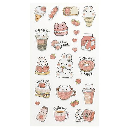Наклейки объемные MESHU "Sweet mood", 10*23см, пакет европодвес