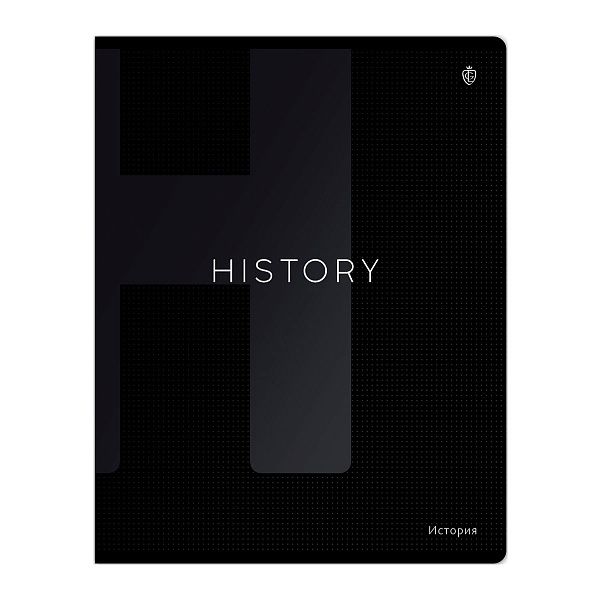 Тетрадь предметная 48л. Greenwich Line "Сolor black" - История, софт-тач ламинация, выборочный УФ-лак, 70г/м2