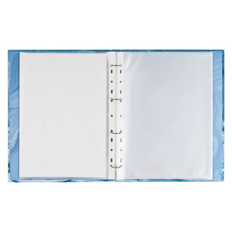 Папка-портфолио 7БЦ А4 BG, на 4 кольцах для школьника, 20 файлов, 10 вкладышей 