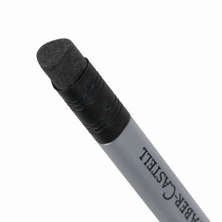 Карандаш чернографитный FABER-CASTELL, 1 шт., "Grip 2001", HB, трехгранный, с ластиком, 117200 