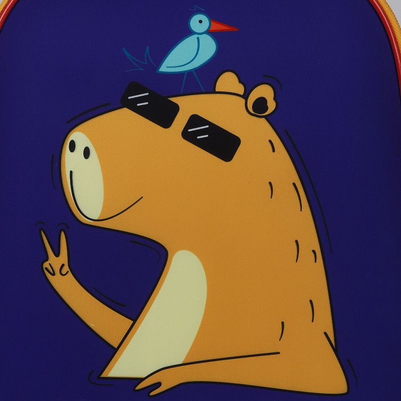 Ранец ArtSpace School Friend "Capybara" 39*30*18см, 2 отделения, 2 кармана, анатомическая спинка 