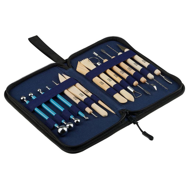 Набор инструментов для лепки и моделирования ТРИ СОВЫ, 14шт., в пенале