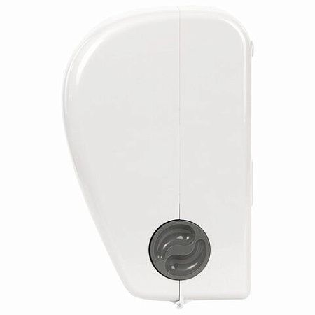 Диспенсер для полотенец в рулонах LAIMA PROFESSIONAL ECO (Система H1), механический, белый, ABS-пластик, 606550 