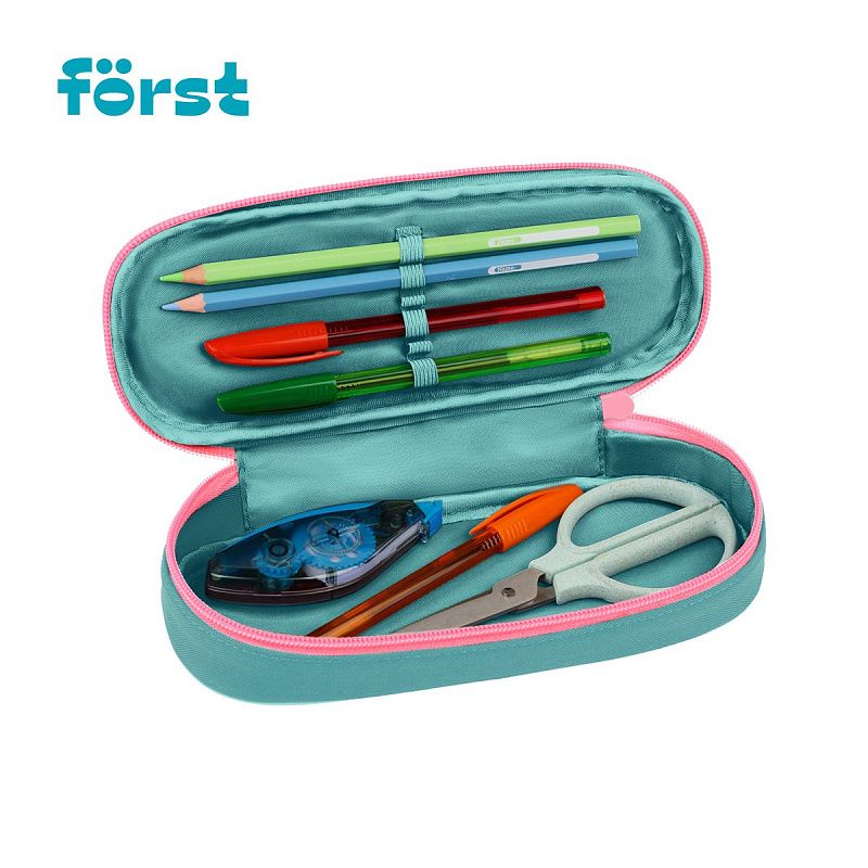 Пенал корпусный 1 отделение, 220*90*45 Först "Super star", полиэстер 