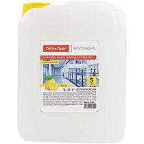 Универсальное проф. нейтральное моющее средство OfficeClean Professional "Лимон", 5л, канистра 