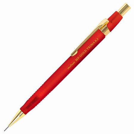 Карандаш механический 0,5 мм, MUNHWA "MP Gold Trima", ластик, корпус ассорти, BMPG05 