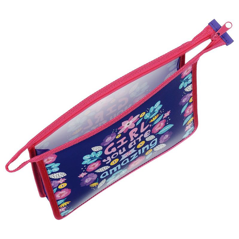 Папка для тетрадей 1 отделение, А5, ArtSpace "Sweety", пластик, на молнии 