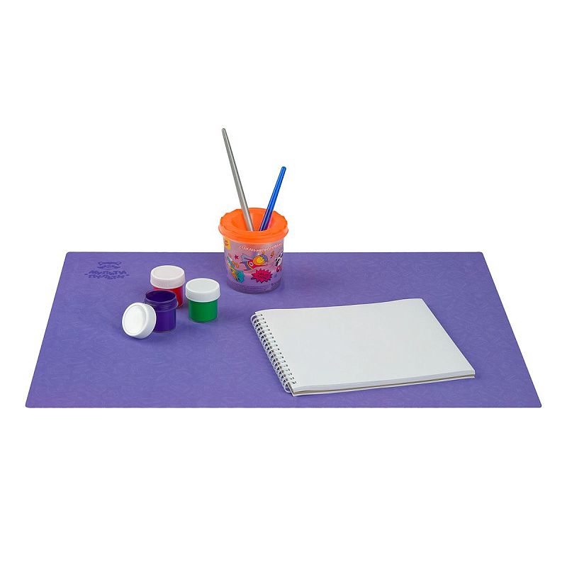 Клеенка для уроков труда Мульти-Пульти "Фиолет", 35*50см, ПВХ