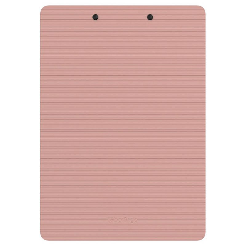 Планшет с зажимом Berlingo "Instinct" А4, пластик (полифом), фламинго/черный 