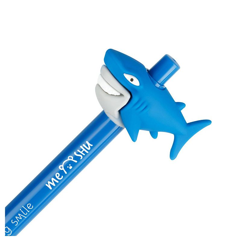 Карандаш механический MESHU "Shark", 0,7мм, ассорти, с топпером 