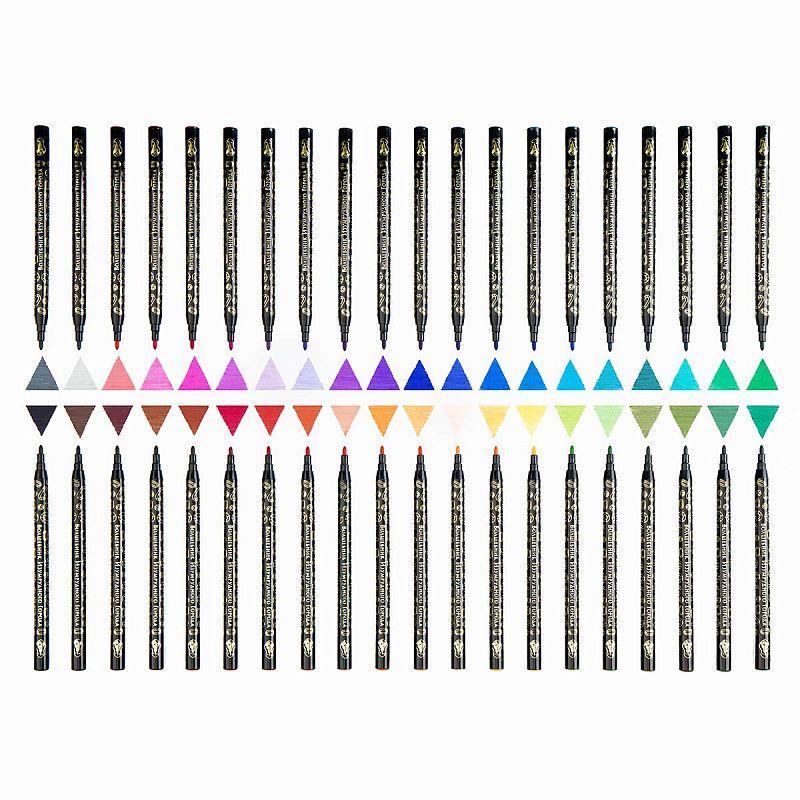 Фломастеры Мульти-Пульти "Волшебник Изумрудного Города", 40 цв., смываемые, туба