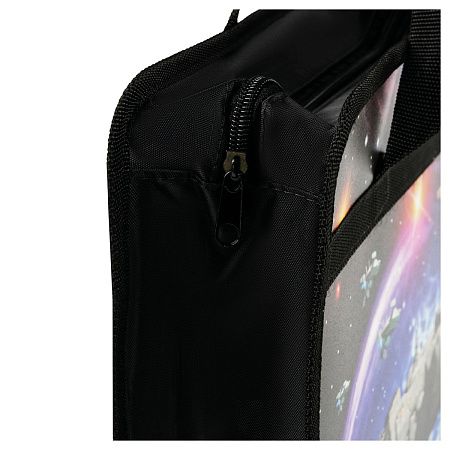 Папка с ручками А4 ArtSpace "Space shuttle", пластик, на молнии, 80мм 