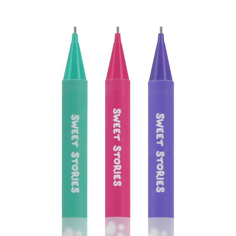 Карандаш механический MESHU "Nice kittens", печать на корпусе, с ластиком, 0,7мм, ассорти 