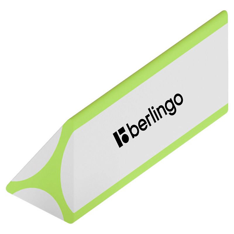 Ластик Berlingo "Triangle Pro", треугольный, скошенный, термопластичная резина, 57*16*16мм 
