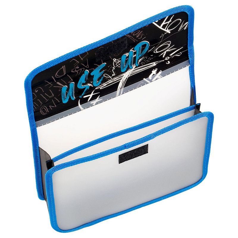 Папка для тетрадей 2 отделения, А5, ArtSpace "Music", пластик, на липучке 