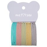 Резинки для волос MESHU,  пастельные ассорти, 20шт., европодвес