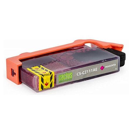 Картридж струйный CACTUS (CS-CZ111AE) для HP Deskjet I3525/5525/4515/4525, пурпурный 