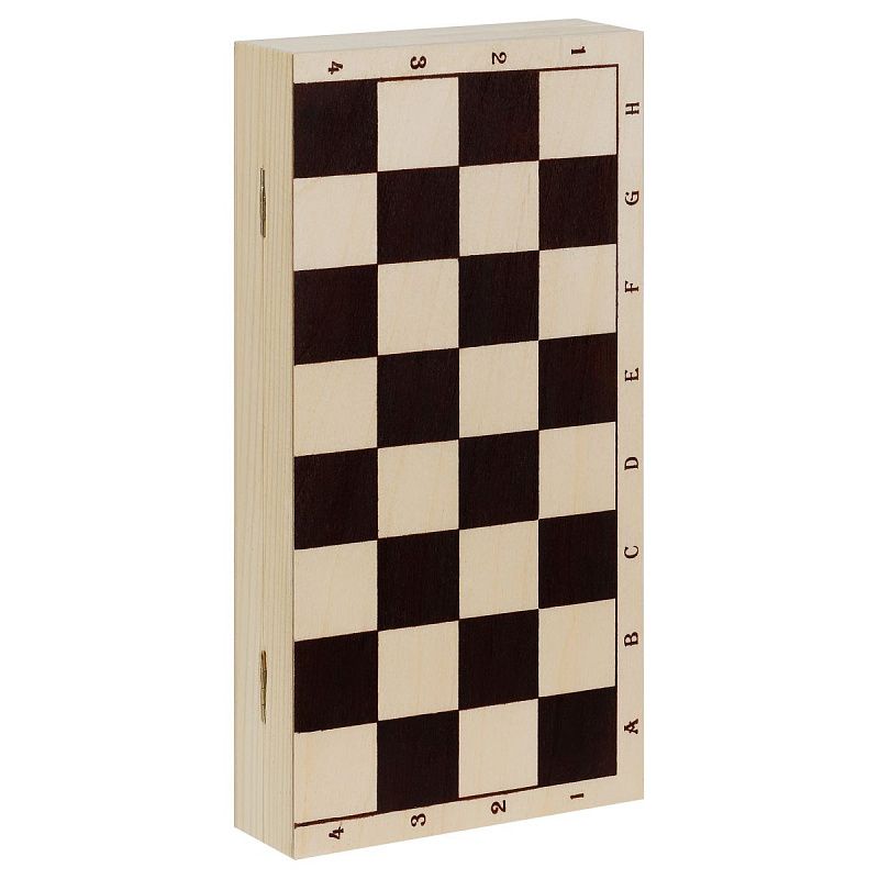 Шахматы ТРИ СОВЫ обиходные, деревянные с деревянной доской 29*29см