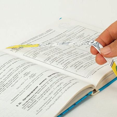 Закладки для книг с принтом САМОКЛЕЯЩИЕСЯ, КОМПЛЕКТ 6 шт., Монстры, ДПС, 2921.Р3/6 