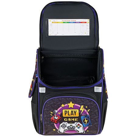 Ранец ArtSpace Junior "Play Game" 37*28*21см, 1 отделение, 3 кармана, анатомическая спинка 
